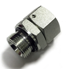 Bsp thread with captive seal /metric female 24° cone o-ring sealing