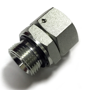 Bsp thread with captive seal /metric female 24° cone o-ring sealing