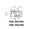 Bspp thread with captive seal