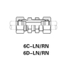 Straight bulkhead fittings
