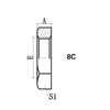 Metric lock nut