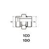 Un、unf thread stud endswith o-ring sealing iso 11926