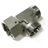 Branch tee fittingswith swivel nut