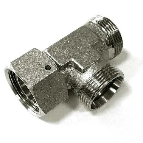Branch tee fittingswith swivel nut