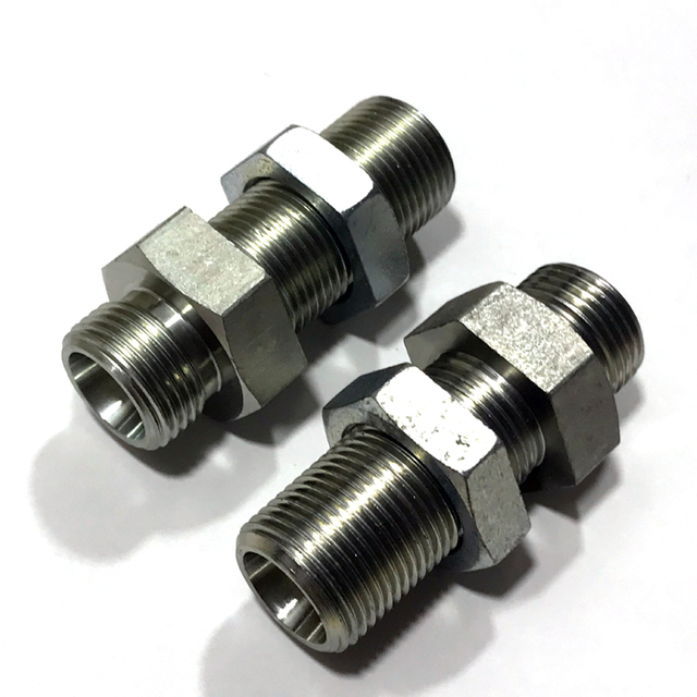 Straight bulkhead fittings