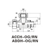 Metric male adjustablestud end iso 6149 run tee
