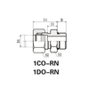 Un、unf thread stud endswith o-ring sealing iso 11926