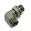 90° Elbow un、unf thread adjustablestud ends with o-ring sealing iso 11926