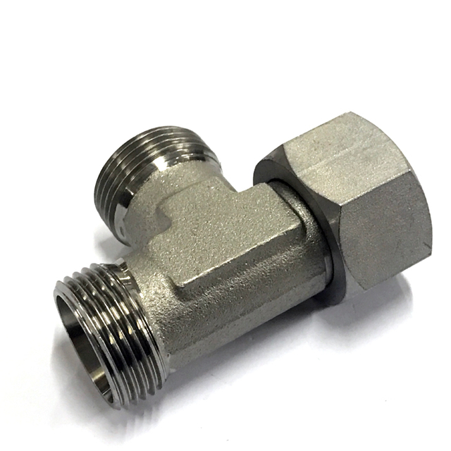 Branch tee fittingswith swivel nut