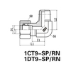 90° Elbow bspt male