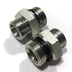 Metric thread withcaptive seal
