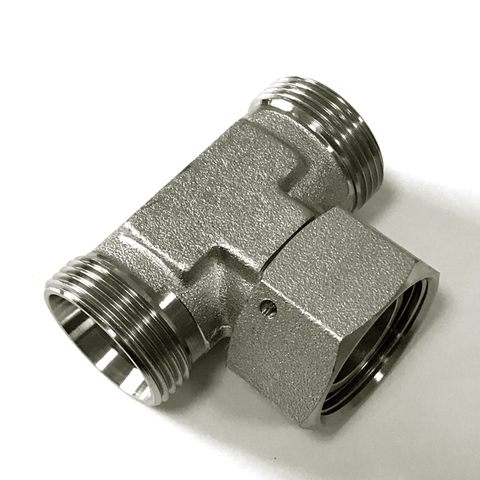 Branch tee fittingswith swivel nut
