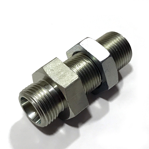 Straight bulkhead fittings